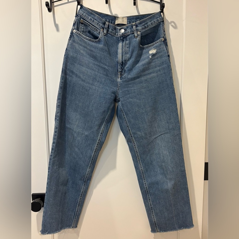 Everlane “the way high” Light Blue Ankle Jeans size 29